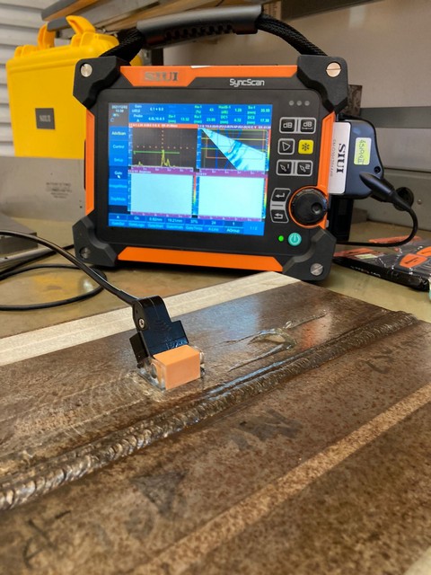 Inspeção por ultrassom phased array